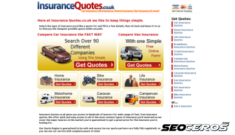 insurancequotes.co.uk desktop náhled obrázku