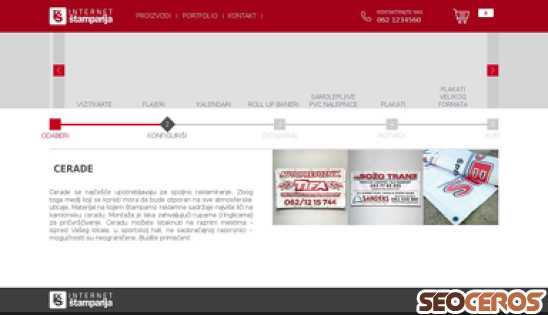 internetstamparija.rs/cerade desktop preview
