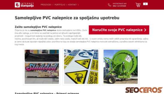 internetstamparija.rs/spoljasne-samolepljive-pvc-nalepnice desktop vista previa