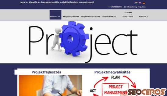 interreg-project.hu desktop előnézeti kép