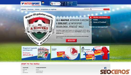 intersport.hu desktop náhľad obrázku