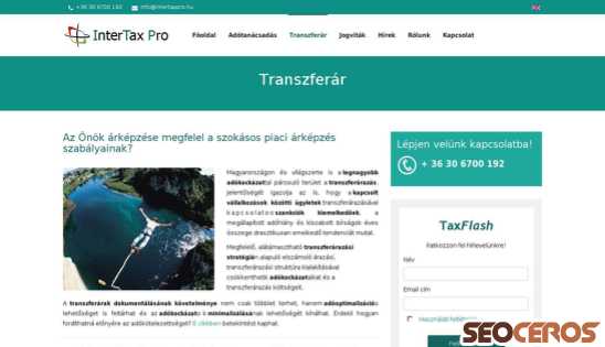 intertaxpro.hu/transzferar desktop obraz podglądowy