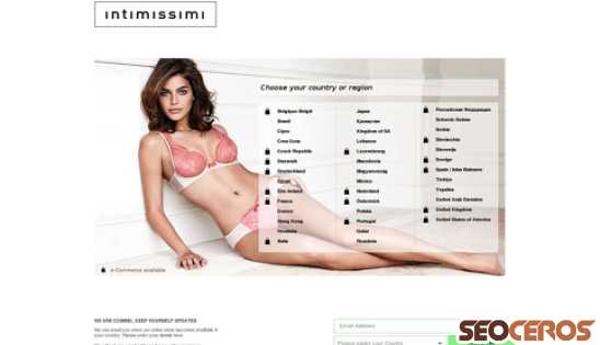intimissimi.com desktop náhľad obrázku
