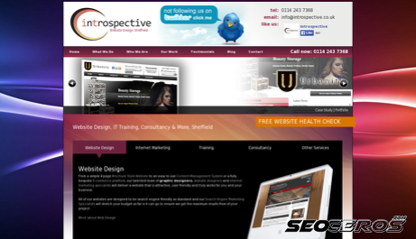 introspective.co.uk desktop anteprima