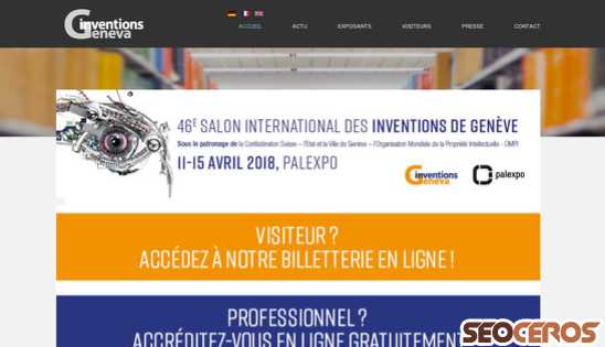 inventions-geneva.ch/fr desktop previzualizare