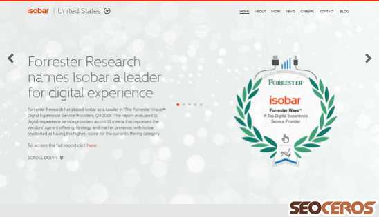 isobar.com desktop előnézeti kép