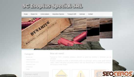 isoplus-special.ro/ro desktop náhled obrázku