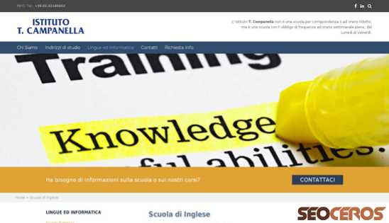 istitutocampanella.com/corsi-inglese desktop előnézeti kép