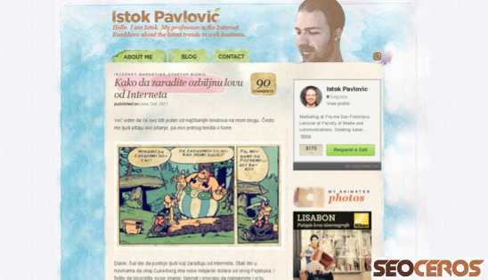 istokpavlovic.com/blog/kako-da-zaradite-od-interneta desktop előnézeti kép