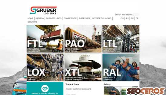 it.gruber-logistics.com desktop Vista previa