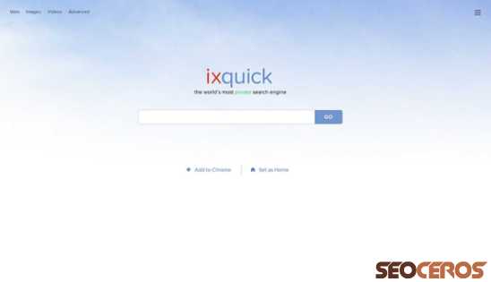 ixquick.com desktop preview