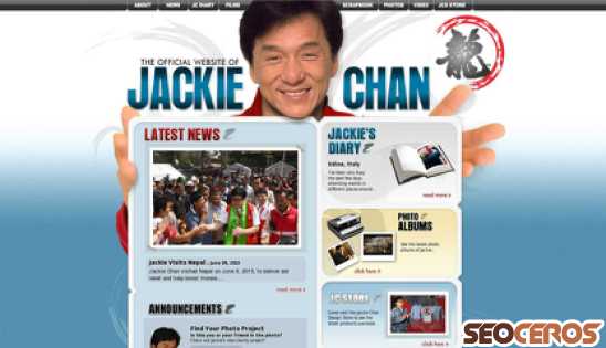 jackiechan.com desktop förhandsvisning