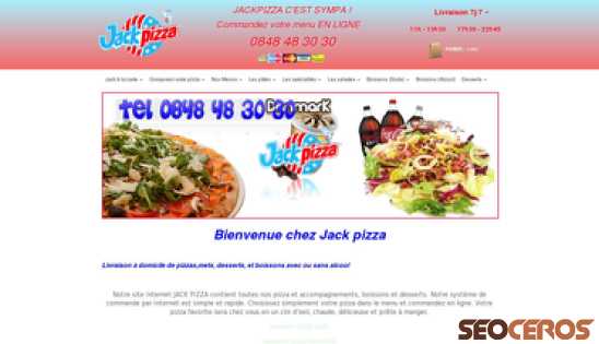 jackpizza.ch desktop Vista previa