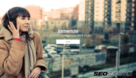jamendo.com desktop előnézeti kép