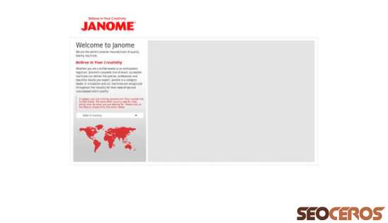 janome.com desktop previzualizare
