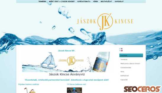 jaszokkincse.hu desktop náhľad obrázku