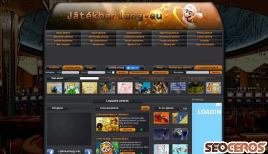 jatekbarlang.eu desktop náhľad obrázku