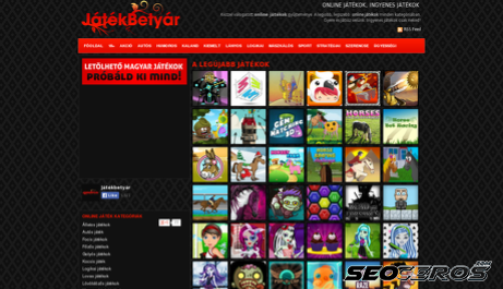 jatekbetyar.hu desktop náhled obrázku