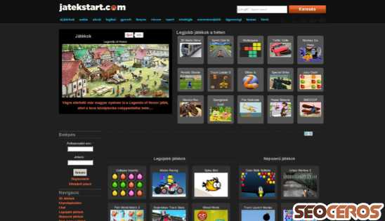 jatekstart.com desktop előnézeti kép