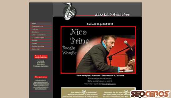 jazzclub-avenches.ch desktop förhandsvisning