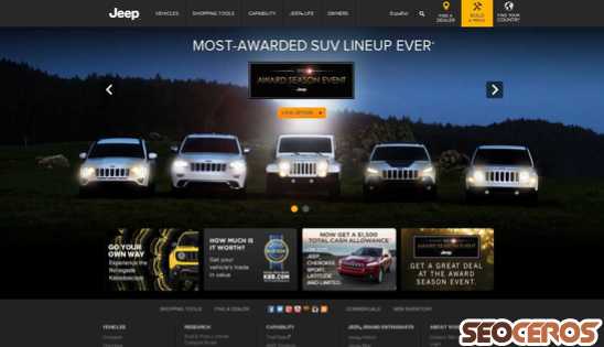 jeep.com desktop náhled obrázku