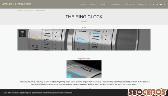 jefe-de-la-tribu.com/2020-blog/the-ring-clock desktop preview