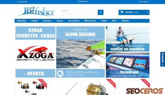 jigfisher.com desktop náhled obrázku