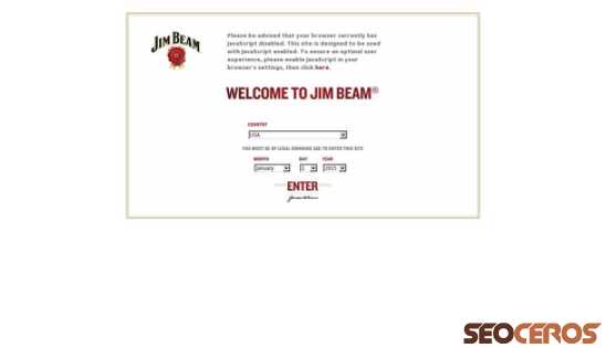 jimbeam.com desktop anteprima