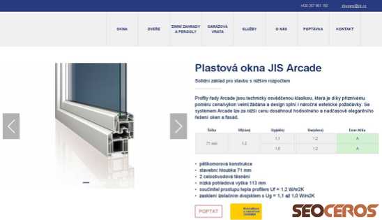 jis.cz/plastova-okna-jis-arcade desktop náhled obrázku