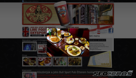 johnbullsportpub.hu desktop előnézeti kép