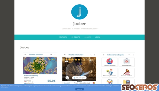 joober.eu desktop előnézeti kép