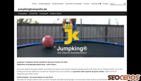 jumpkingtrampolin.de desktop náhľad obrázku