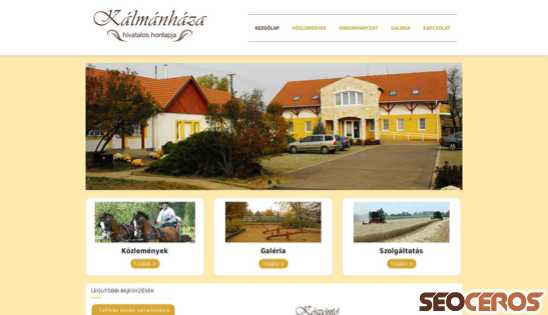 kalmanhaza.hu desktop náhľad obrázku