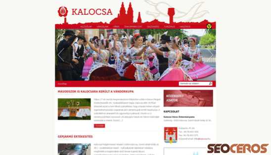 kalocsa.hu desktop előnézeti kép