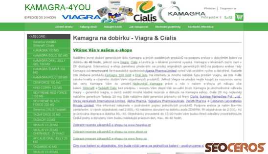 kamagra-4you.cz desktop előnézeti kép