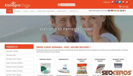 kamagracheap.com desktop preview