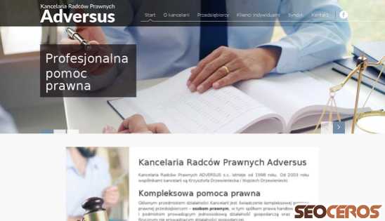kancelaria-adversus.pl desktop előnézeti kép