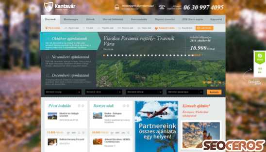 kantavar.hu desktop előnézeti kép