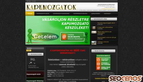 kapumozgatok.hu desktop Vista previa