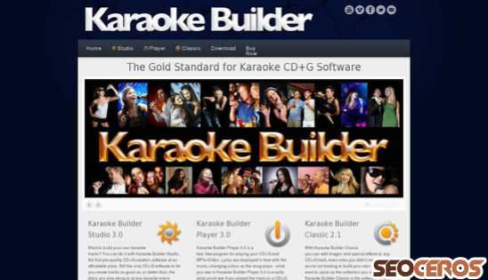 karaokebuilder.com desktop náhled obrázku