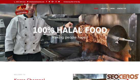 karasshawarma.com desktop náhled obrázku