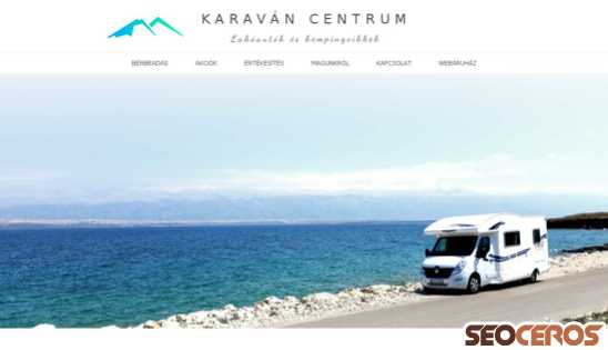karavancentrum.hu desktop náhled obrázku