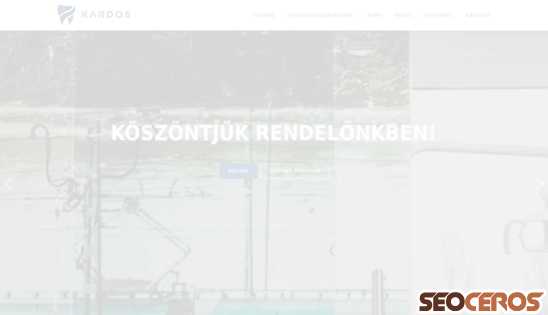 kardosdr.hu desktop előnézeti kép