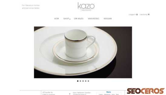 kazo.se desktop előnézeti kép