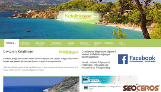 kefallinia.hu desktop előnézeti kép