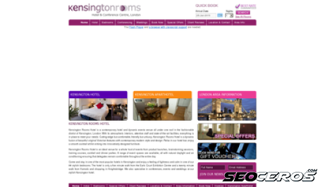 kensingtonrooms.co.uk desktop previzualizare
