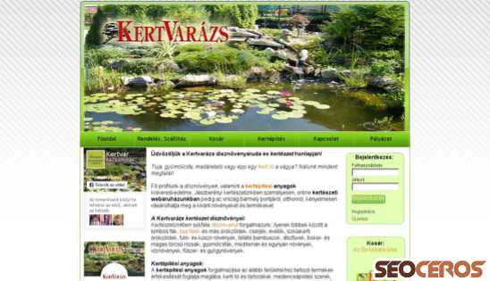kertvarazs-online.hu desktop előnézeti kép