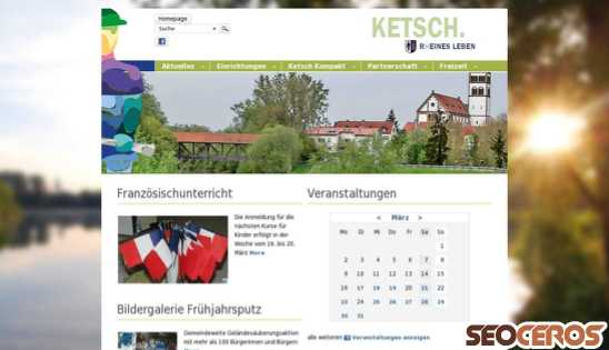 Ketsch.de desktop előnézeti kép