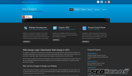 keydesigns.co.uk desktop náhľad obrázku