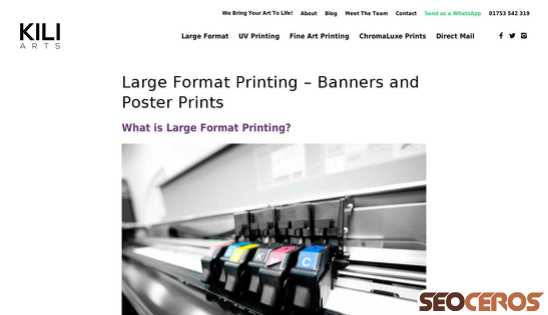 kiliarts.co.uk/large-format-printing-banners-and-poster-prints desktop preview